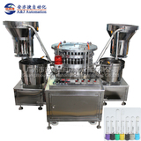 Vacuum blood collection tube cap and stopper assembly machine